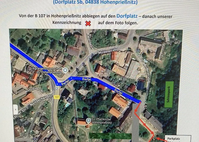 Gästewohnung Am Schlosspark Hohenprießnitz Hohenpriessnitz